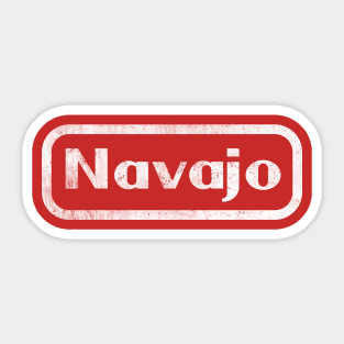 Funny Navajo Native American Knock-off Design Sticker